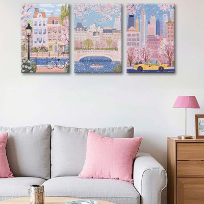 3 Piece Wrapped Canvas Print