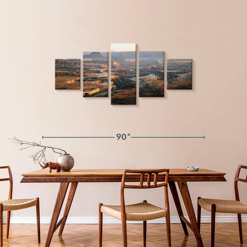Great River, 34" H x 74" W