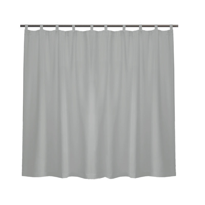 Yicel Outdoor Blackout Curtain Single Panel, Gray