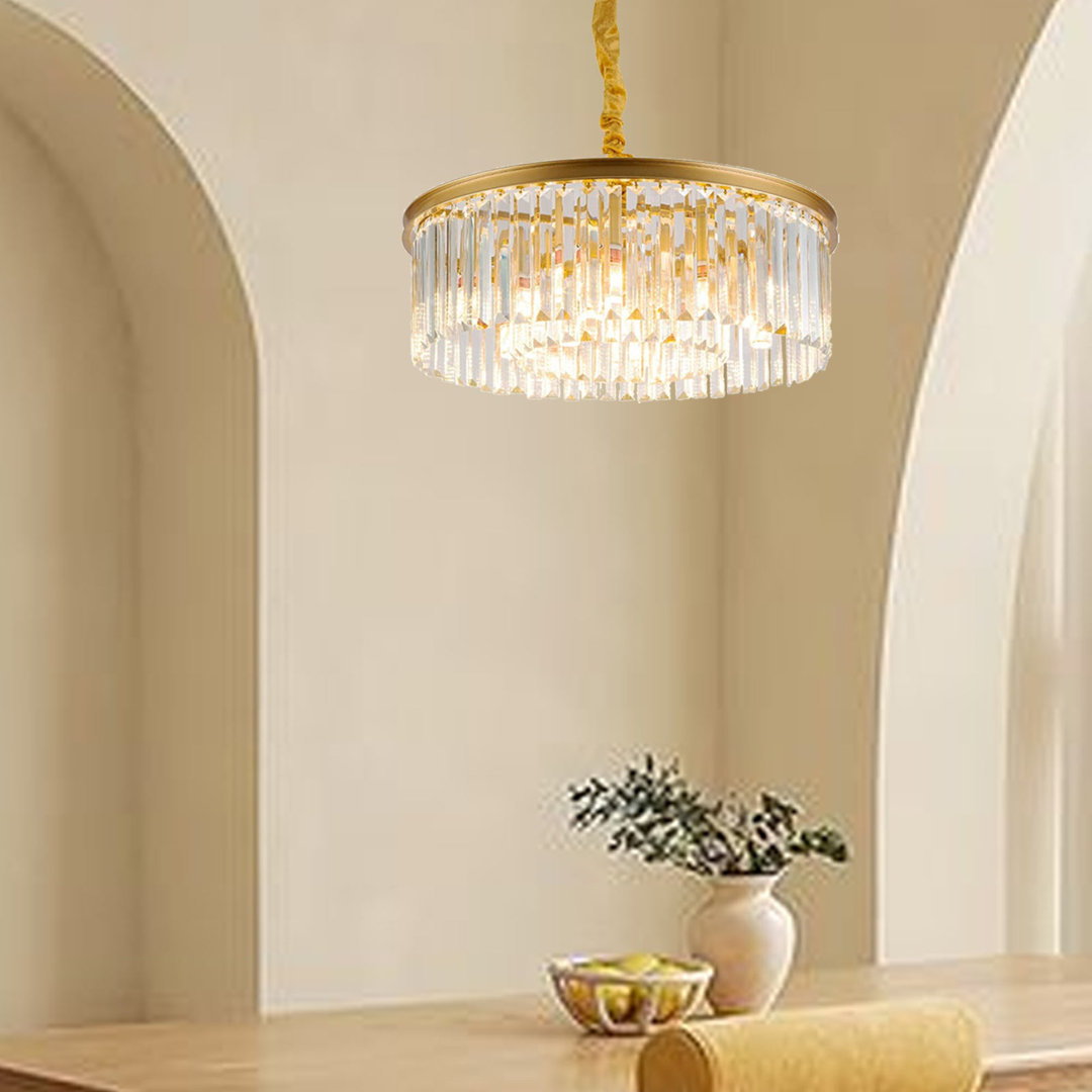 Eshmaal 6 - Light Drum Chandelier House of Hampton® 
