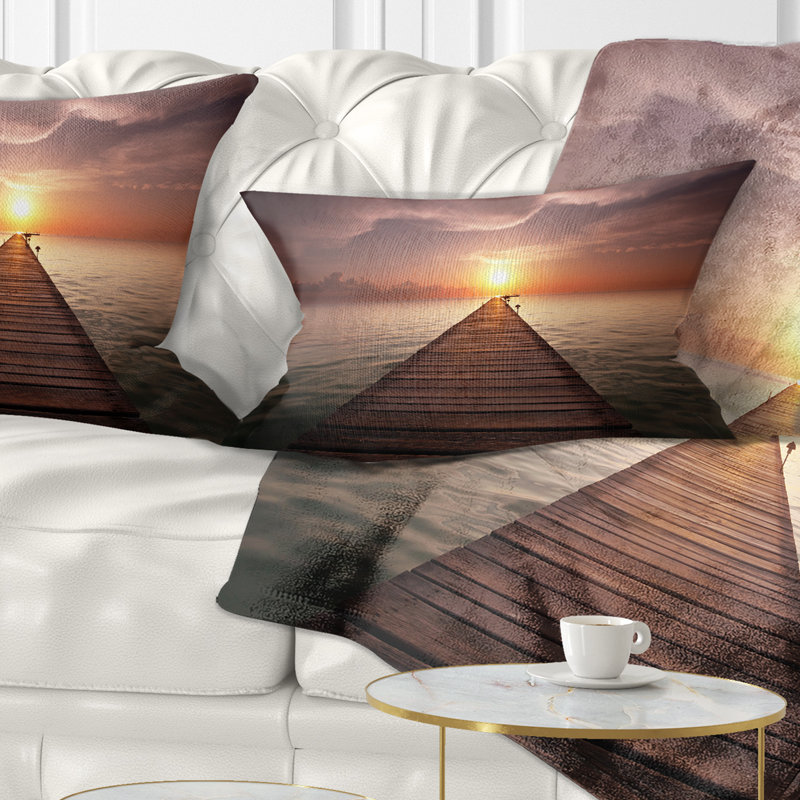 Coussin boardwalk into the soleil