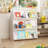 12-Shelf Bookshelf With White Finish