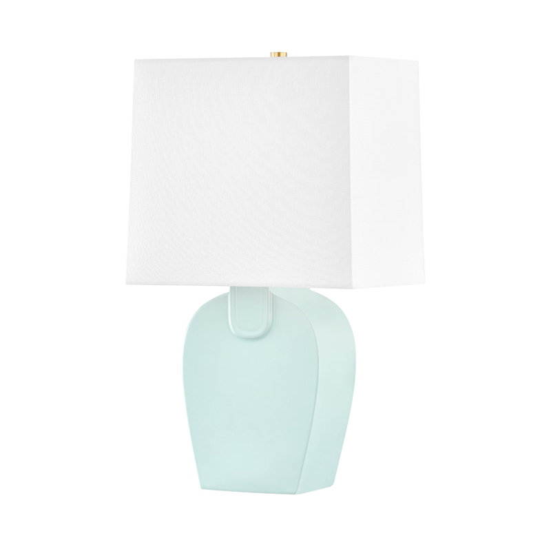 Ceramic Table Lamp, Robins Egg Blue