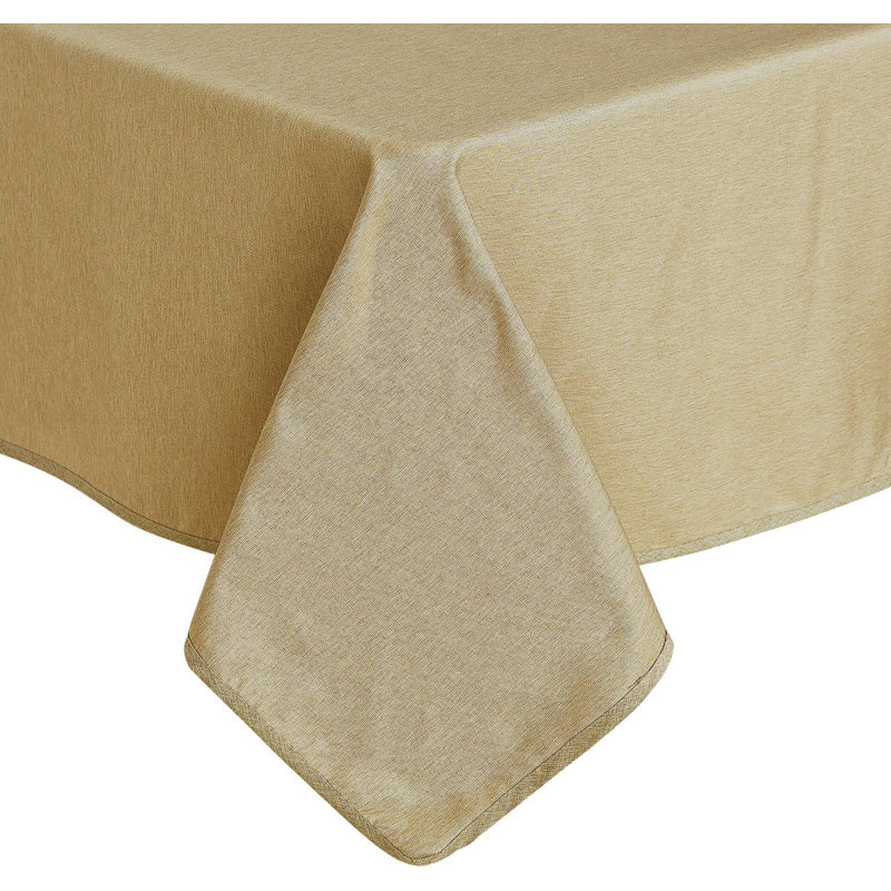 Ottice Tablecloth, 140cm W x 240cm L, Taupe