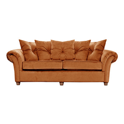 Lila 3 Seater Velvet Sofa