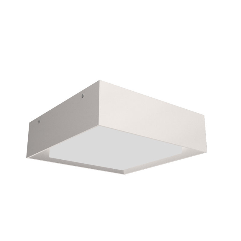 Meio 1 - Light LED Flush Mount, 4.68" H x 23.4" W x 23.4" D, Organic Cappuccino