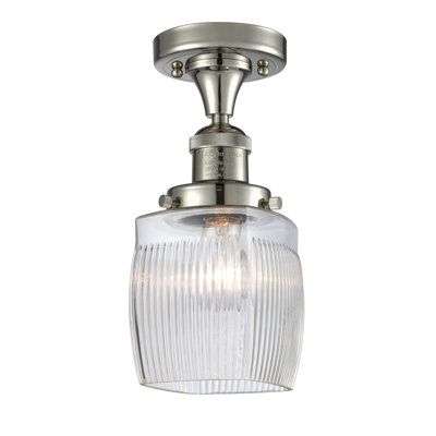 Manfredi Glass Semi Flush Mount