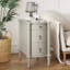 Table de chevet 3 tiroirs avec station de charge Mid-Century-1843032177