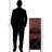 Dominguez Jelly 4-Section Cupboard in Walnut Finish, 47.26'' H X 17.11'' W X 15.74'' D