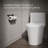 Components Covered Double Toilet Paper Holder