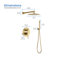 Robinet de douche circulaire avec valve brute-116826299