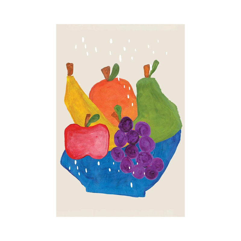 Fruit Bowl par - Toile tendue, H 12 po x l 8 po x P 0,75 po