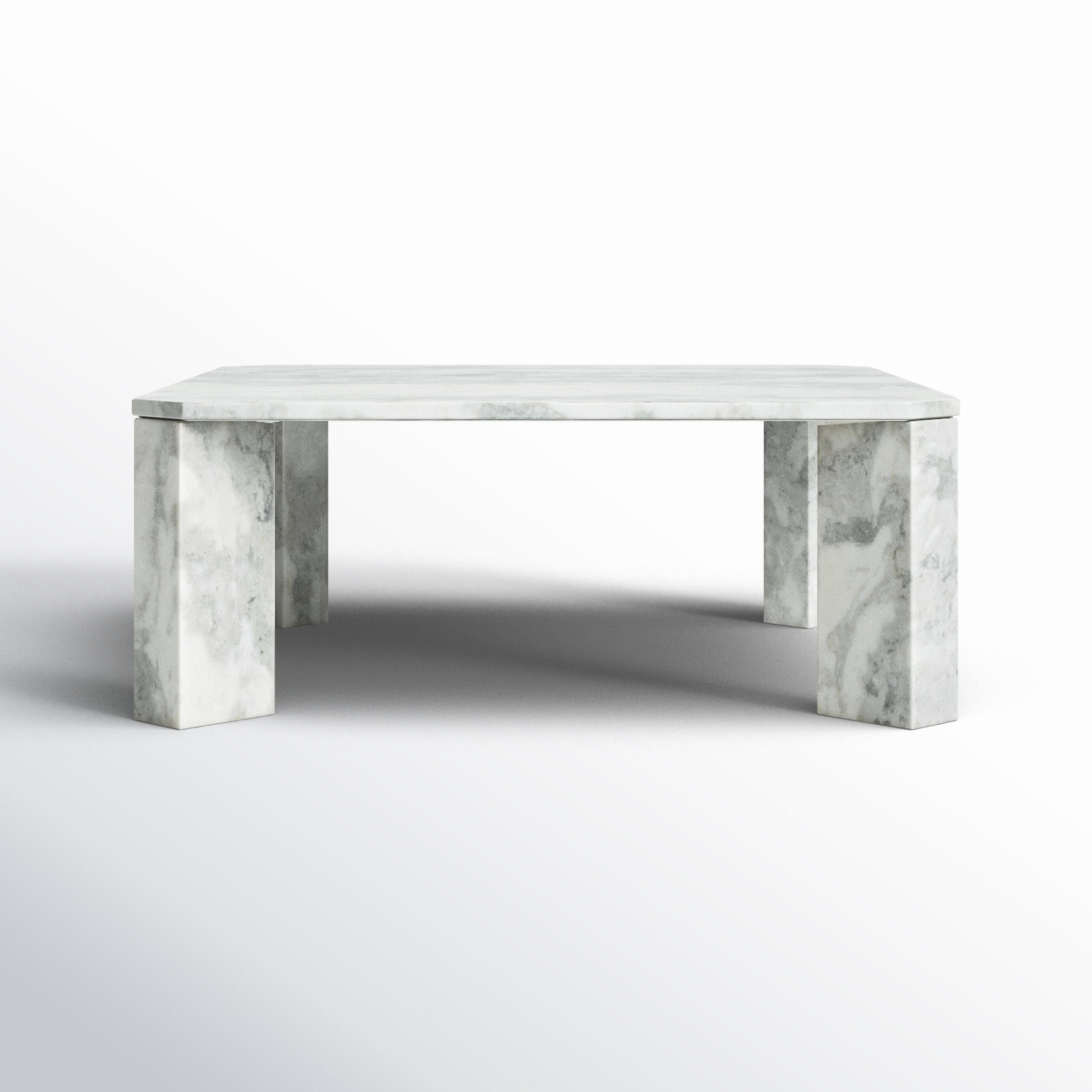 Ghislaine Genuine Marble Coffee Table & Reviews Joss & Main