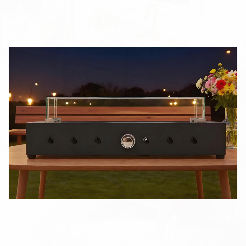 Foyer d'extérieur au propane rectangulaire 40000BTU