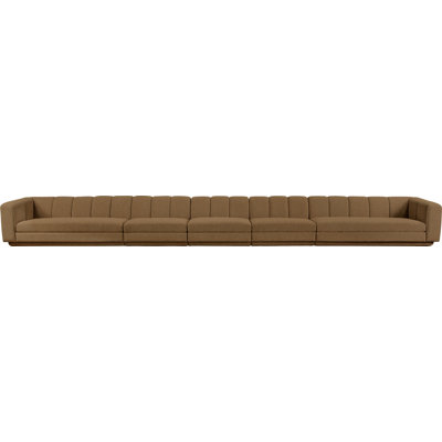 Chiquita Fabric Upholstered 5Pc. Modular Sofa