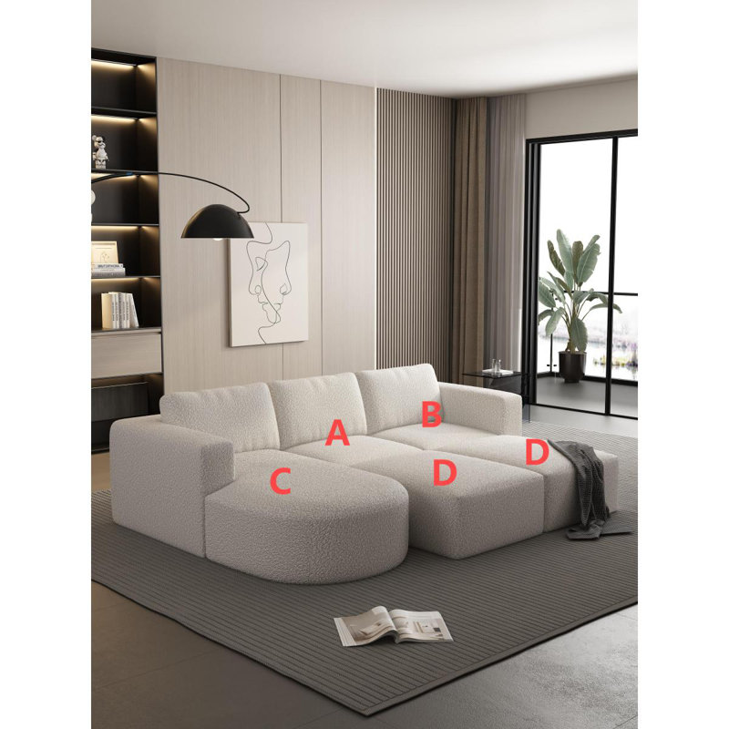Canapé-lit modulaire Boneless