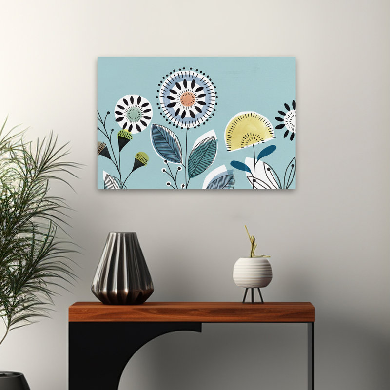 Plantes, fleurs, fleurs de Scandi II, H 16 po x l 24 po