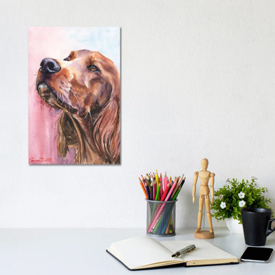 Irish Setter by George Dyachenko - Wrapped Canvas Gallery-Wrapped Canvas Giclée
