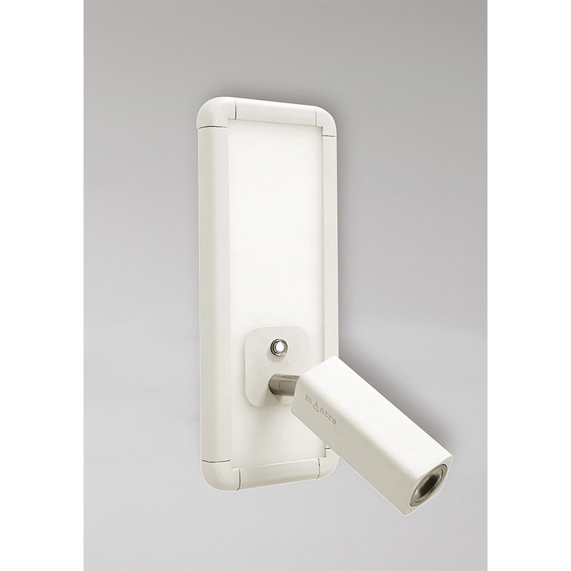 Tyrion 2-Light LED Wall Spotlight, White