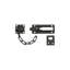 Deltana CDG35CR003 Door Guard, Chain / Doorbolt in PVD Polished Brass-1127622751