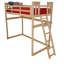 Lit mezzanine en bois massif Swainsboro par Zoomie Kids-101123990-101140272
