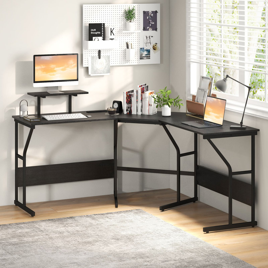 Zafiro 225cm W L-Shaped Computer Desk