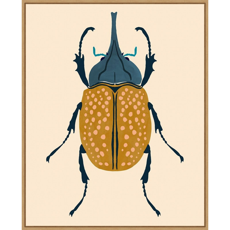 " Beetle Bug II " by Victoria Barnes, 28" H x 23" W  x 2" D