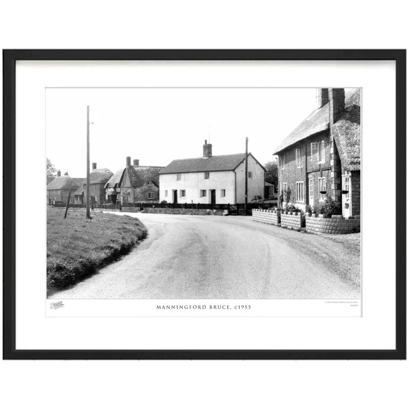 Manningford Bruce, C1955 - Single Picture Frame Print, 60cm H x 80cm W x 2.3cm D