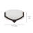 Abishek Glass Flush Mount-249850279