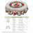 Christmas Santa Claus Design Washable Polyester Tablecloth