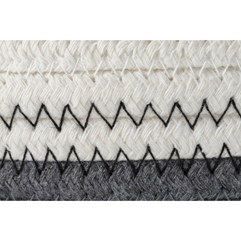 Ensemble de paniers en tissu 3 pièces, 5 po x 5,25 po x 5,25 po