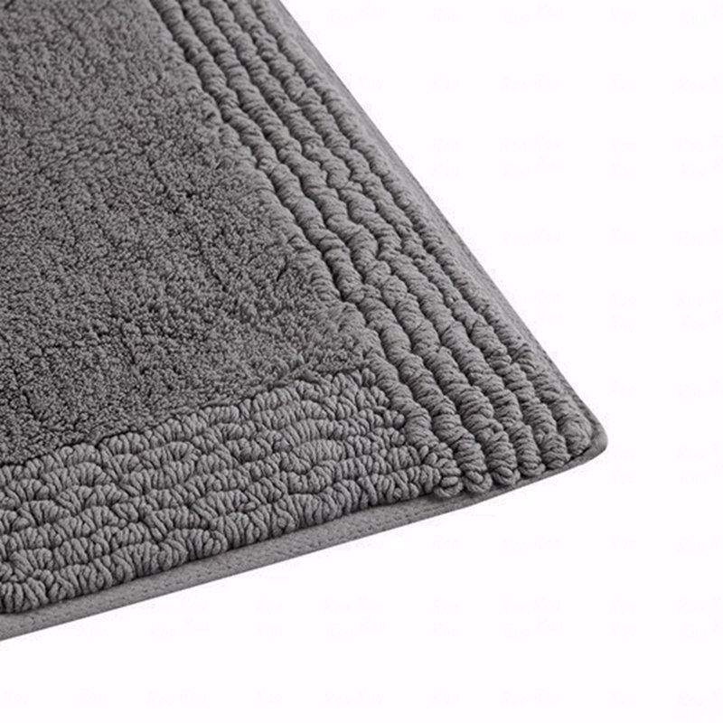 Tapis de bain réversible 100% coton touffeté 3000 g / m²