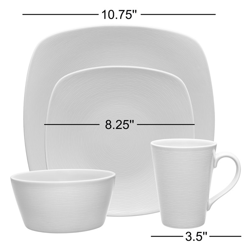 Couvert individuel 4 pièces Noritake Colorscapes Swirl, Marine