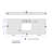 Baldwin 49'' Single Bathroom Vanity Top with Sink-89405352-89405364