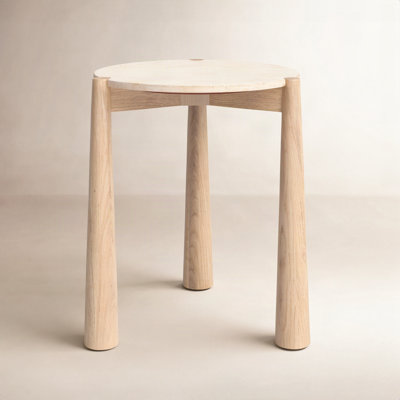 Elliott 20" Genuine Marble End Table