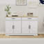 Buffet de rangement 55,91 "avec 2 tiroirs et 4 portes