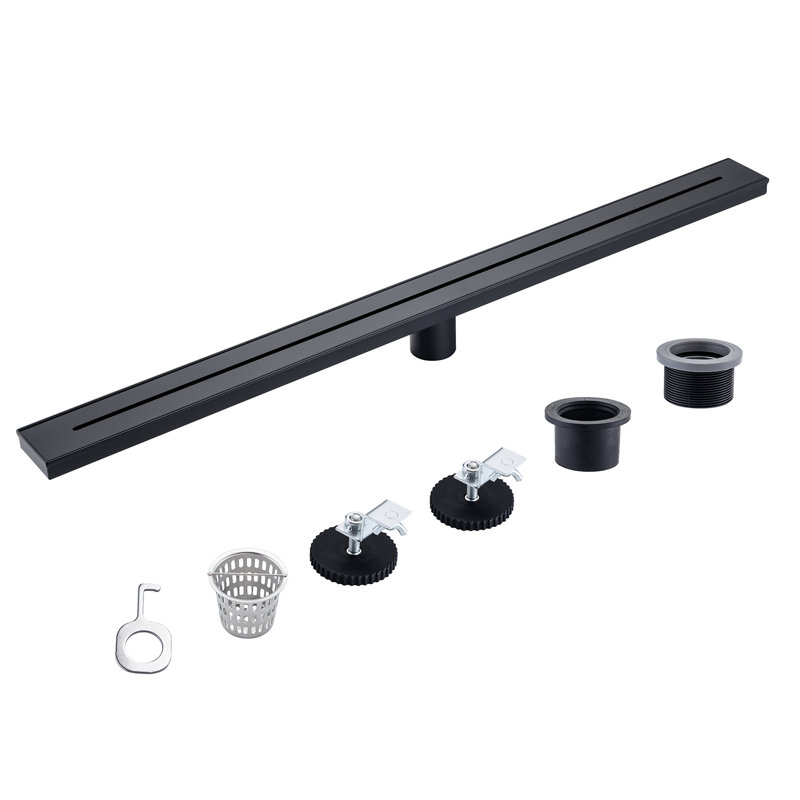 Grille linéaire de 36 po de largeur, Noir mat