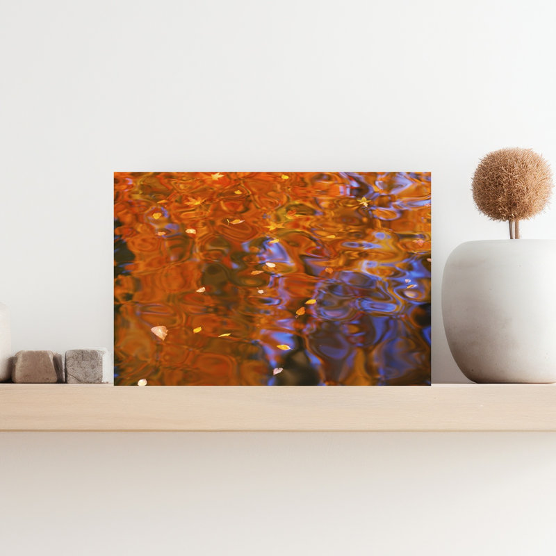 Rippled pattern on water surface Sacramento California USA 1 Piece Wrapped Canvas Wall Art, 45.72 cm H x 30.48 cm W