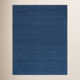 Elle Handwoven Wool/Cotton Area Rug in Navy / Blue