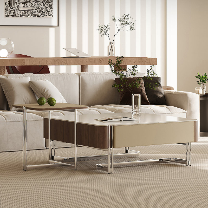 Ensemble de tables basses en pierre italienne