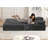 Boneless 76" Convertible Folding Sofa Bed, Twin Size Foldable Floor Futon Couch with 2 Pillow, Boneless Loveseat Couch with Linen Fabric & Foam, Modern Compression Sleeper Sofa for Living Room, Guest Use, Home Office, Apartment, Small Space-1972411646