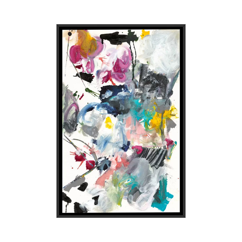 «Symphony II» par Jodi Fuchs - Estampe numérique sur toile tendue avec châssis, H 26 po x l 18 po x P 1,5 po, Pas de tapis