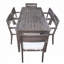 Table et chaises d'extérieur d'extérieur en bois d'acacia 7 pièces-1289279161