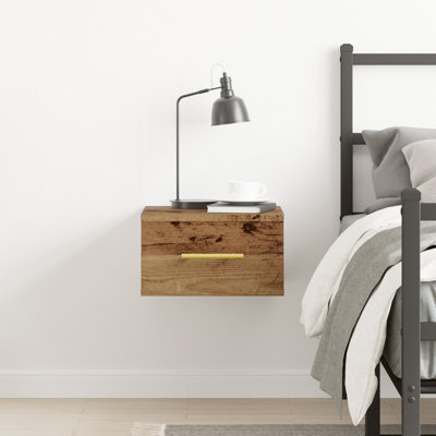 35cm W Manufactured Wood Bedside Table