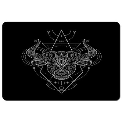 Jabrian Polyester, Wood/Bamboo No Pattern Rectangle Placemat