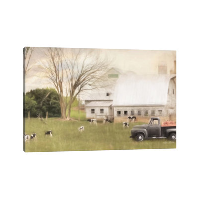 Virginia Dairy Farm by Lori Deiter - Wrapped Canvas Painting