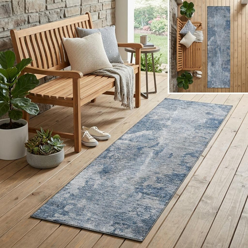Tapis de couloir d'extérieur 8 po