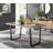Edward Wood Effect Pedestal Dining Table Set with Luxury Faux Leather Dining Chairs-642349224-642349242