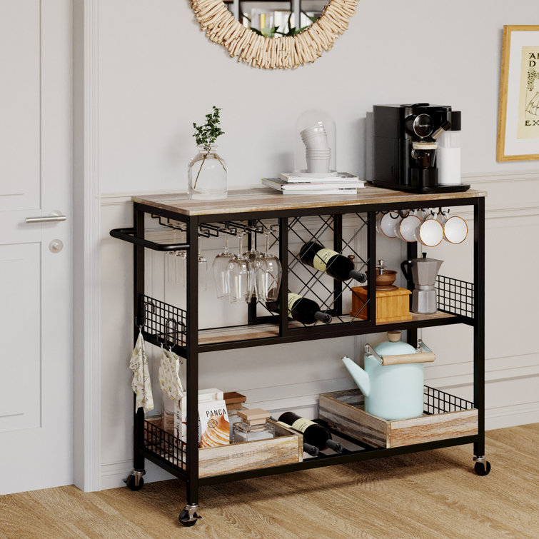 Briken Metal Bar Cart