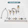 Widespread Faucet 2-handle Bathroom Faucet with Drain 1.2 GPM